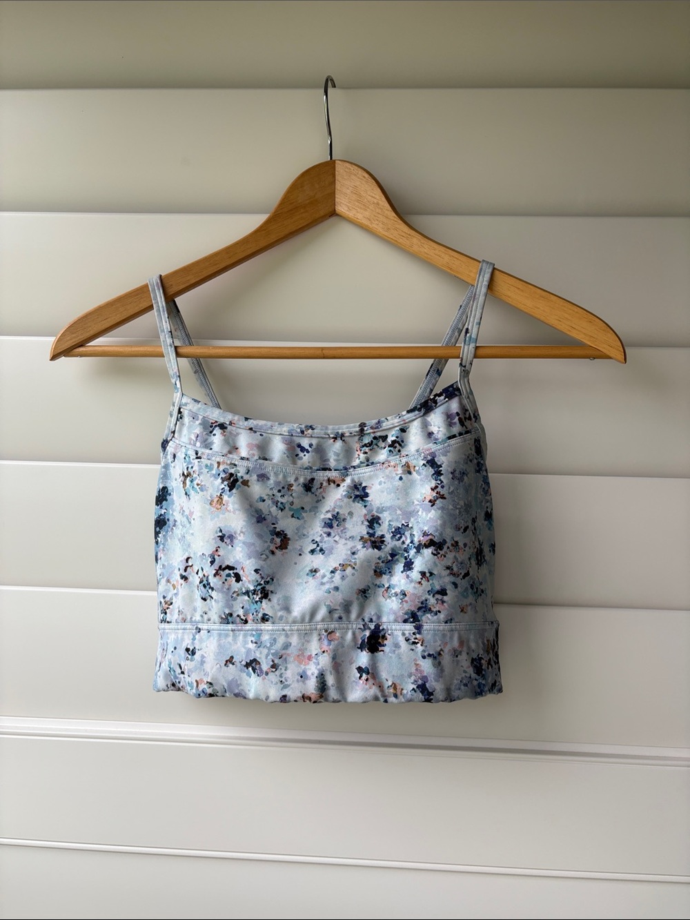 GAP Light Blue Floral Sports Bra